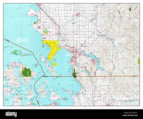 Map of bellingham washington hi-res stock photography and images - Alamy