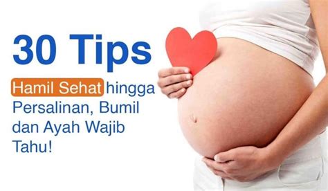 tips hamil sehat