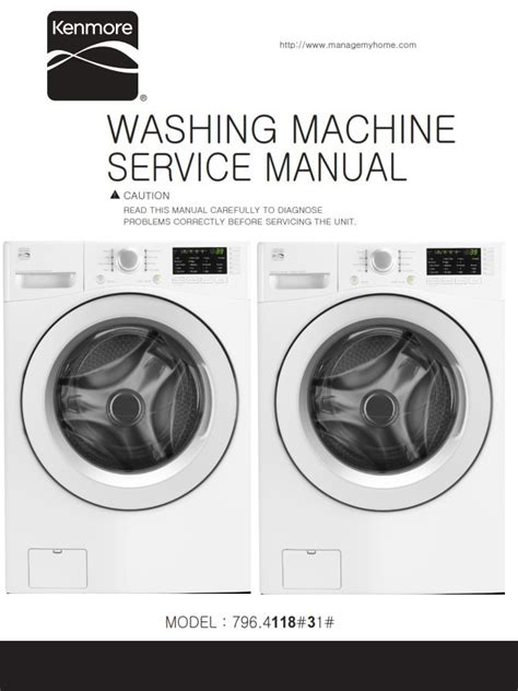 Image result for Kenmore Washing Machine Repair Guide