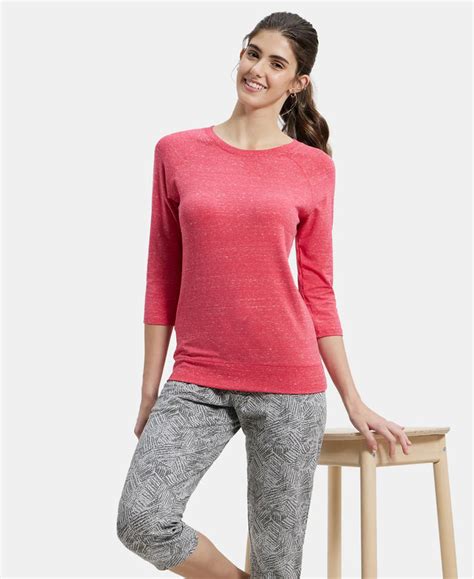 Buy Super Combed Cotton Viscose Elastane Regular Fit Solid Round Neck ...