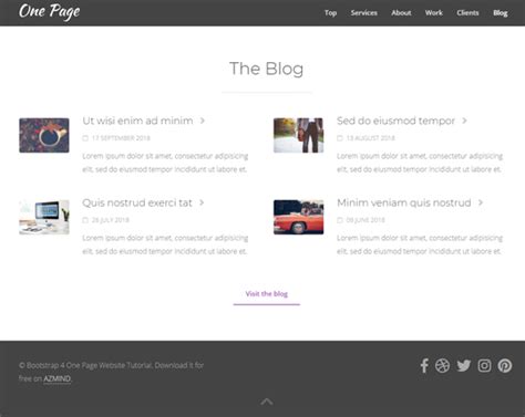 Image result for Bootstrap 4 Page Design