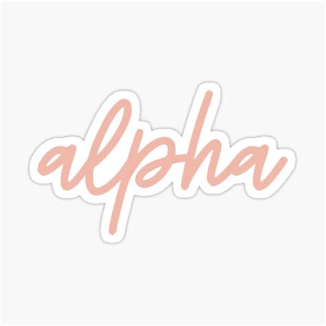 Alpha Sign Sticker 的图像结果