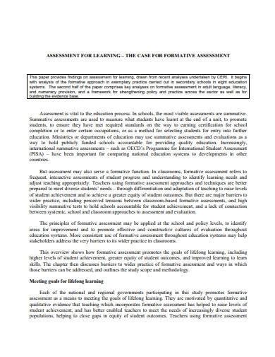 Formative Assessment Sample 的图像结果