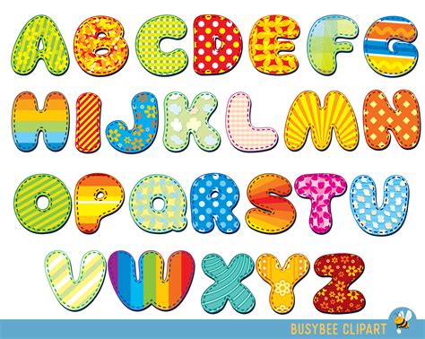 Alphabet Letters Clip Art