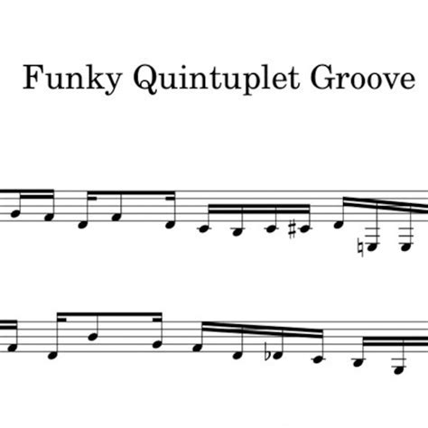 Funky Quintuplet Groove(Guy Bernfeld) - Keyboard arrangement music ...