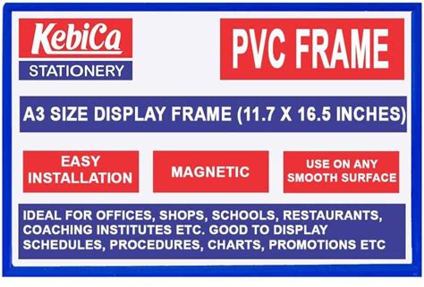 Kebica A3 Size Sign Holder Frame. for Advertisement, Poster, Notice ...