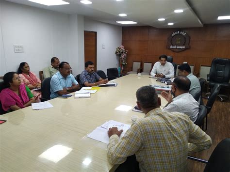 A meeting was held under NSAP under the chairmanship of Panchmahal ...