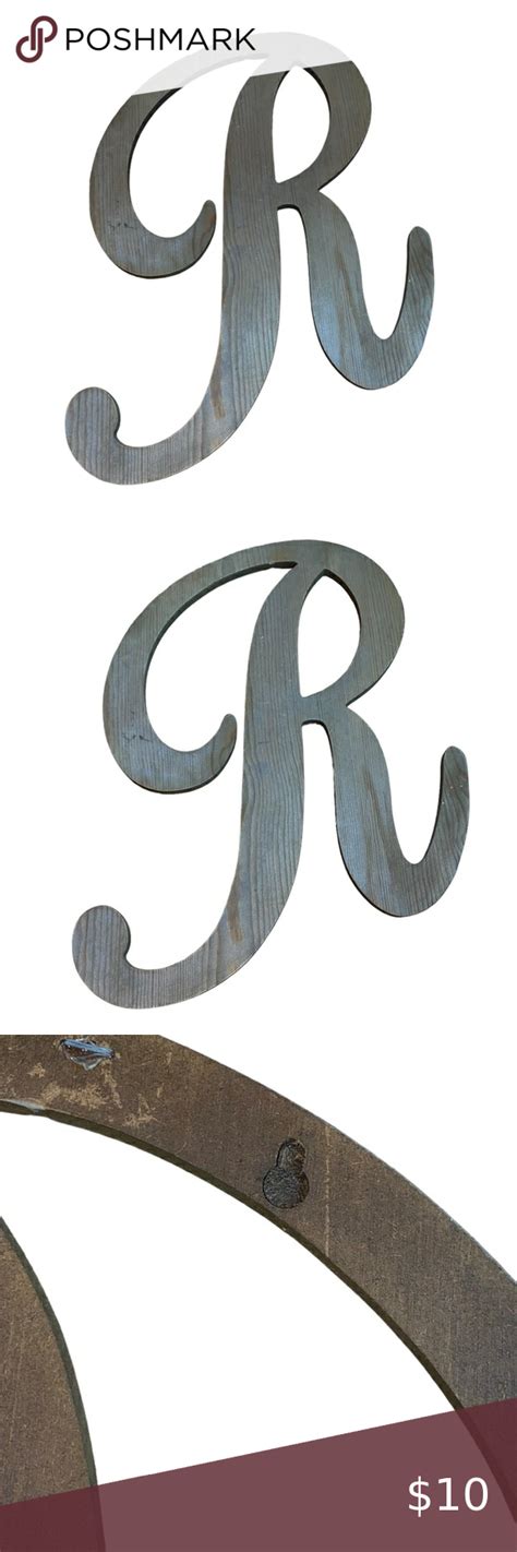 Hobby Lobby Wooden Cursive Letter R | Hobby lobby, Cursive letters, Hobby