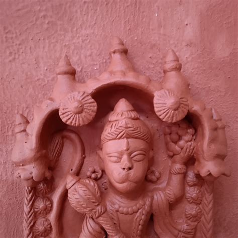 Terracotta Hanuman Panel 14" – Prosperitymirra