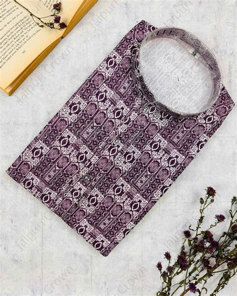 Freesia Printed Kurta – Jaipuri Crown