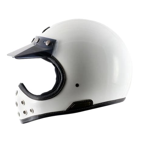 AXOR Retro Moto-X White Helmet– Moto Central