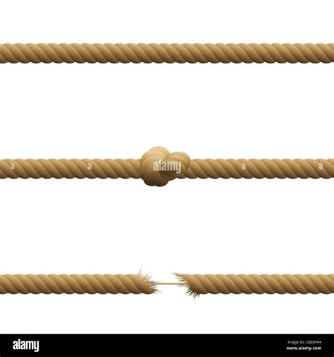 Three ropes tied together hi-res stock photography and images - Alamy