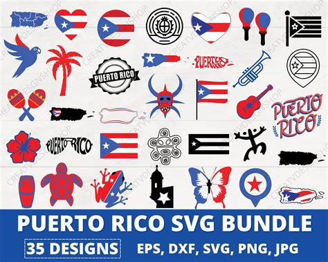 Puerto Rico Svg Latina Svg Cricut Svg Puerto Rico Png - Etsy