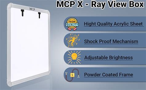 MCP X-Ray View Box LED Illuminator Radiology (Automatic Single Film ...