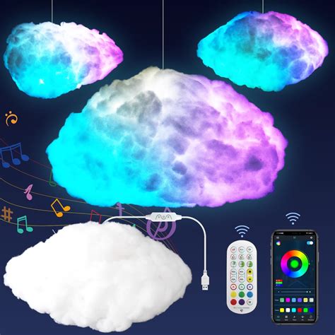 Amazon.com: FLAGTOP LED Cloud Light for Bedroom, Floating Cloud Light ...