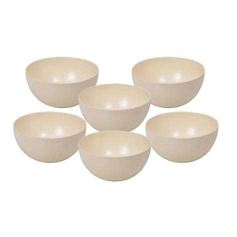 Truly Eco Dinner Set - Bamboo Bowl Set - Non Toxic Reusable Dishwasher ...