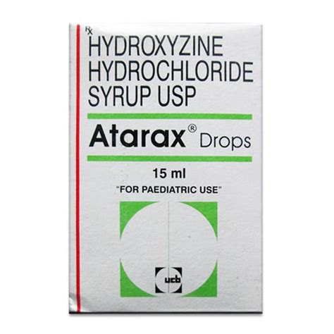 Atarax Drops 15ml - Uses, Side Effects, Price, and Dosage Information ...