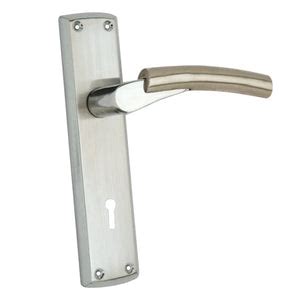 Best "Vophsi" Zinc Handle with Back Plate - Adonai Hardware