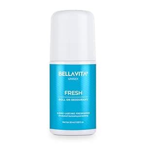 Buy BELLAVITA Fresh Natural Underarm Roll On Deodorant for Men & Women ...