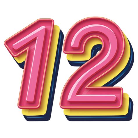 Image result for Yellow Number 12