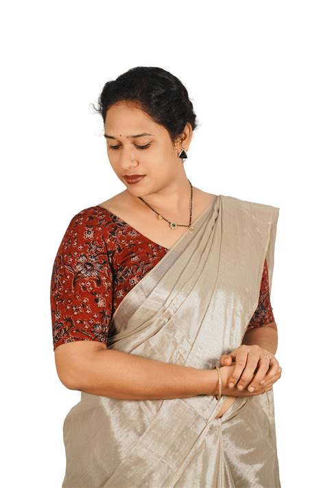 KALAMKARI ROUND NECK 10 INCH STREACHBLE HANDS – Manav Kalamkari