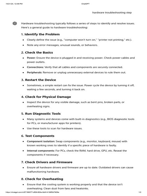 Image result for Troubleshooting Computer Hardware