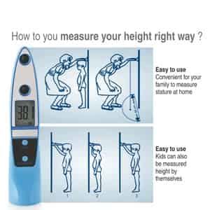 Buy EASYCARE GERMAN TECH)DIGITAL STATURE STADIOMETER HEIGHT ULTRASONIC ...