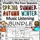 Vivaldi's Spring, Autumn & Winter Music Listening Activities and Maps ...