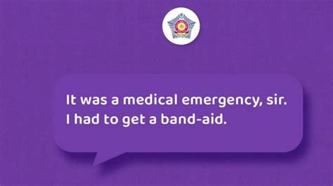 Mumbai Police shares funny excuses people use to get out of their house ...