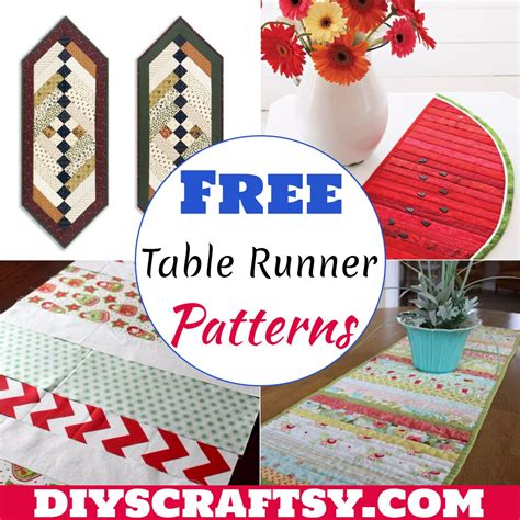 Patterns for Table Runners 的图像结果