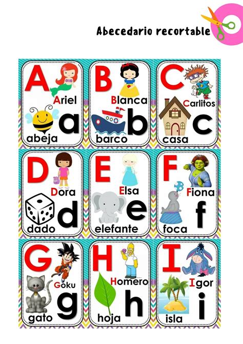 Letras Bonitas Abecedario Para Imprimir