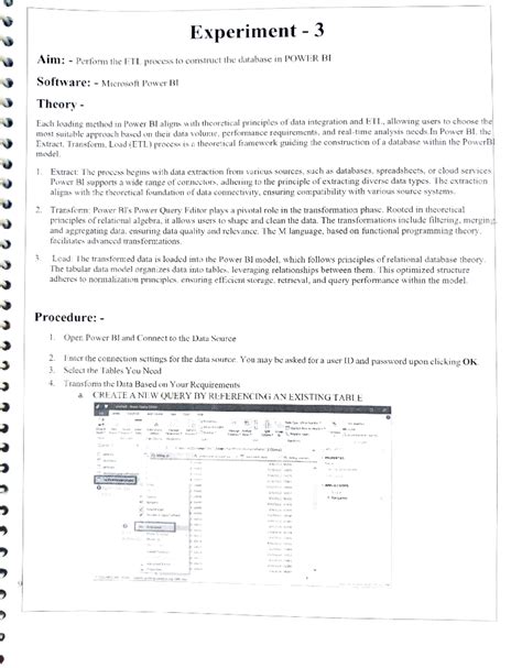 BI notes and study material - Aim: -Perform the ETL process to ...