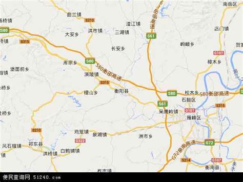 1947年《衡阳市旧市区图》_历史地图网