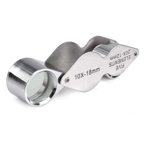 Global Jewellers Loupe Magnifier 20x 10x Magnifying Glass Eye Triplet ...