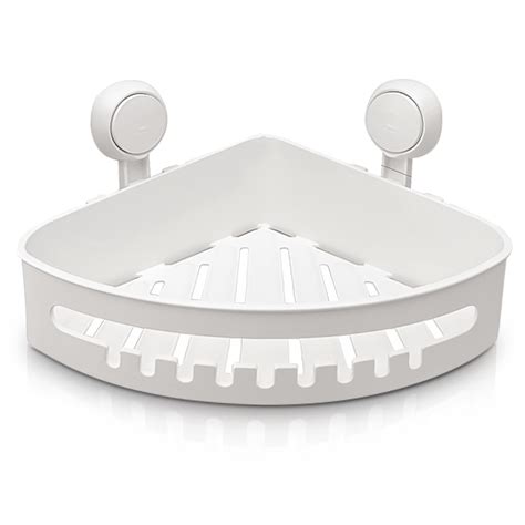 Nyarra Vacuum Suction Corner Shower Caddy, Drill-Free Installation ...
