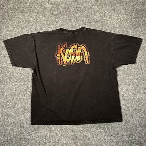 vintage korn band t shirt music retro band... | Depop