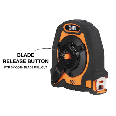 Closed Reel Long Tape Measure, 100-Foot - 94100CR | Klein Tools