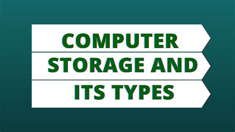 Image result for Types of Computer Storage
