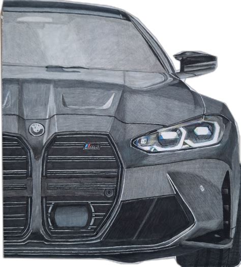 bmw m4 competition drawing | Auto, Disegni