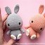Image result for Crochet Bunny Lovey Free Pattern