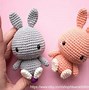 Image result for Crochet Bunny Applique Pattern