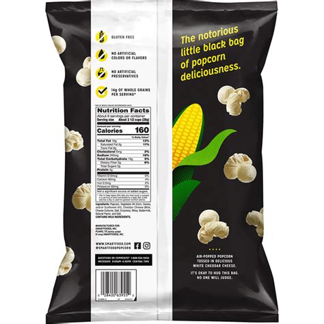 Smartfood Popcorn Nutrition