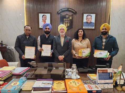 Desh Bhagat University (DBU) officials were honoured on the occasion of ...