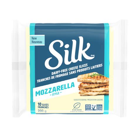 Buy Silk Dairy-Free Sliced Cheese Mozzarella Style 10 Slices 200 g ...