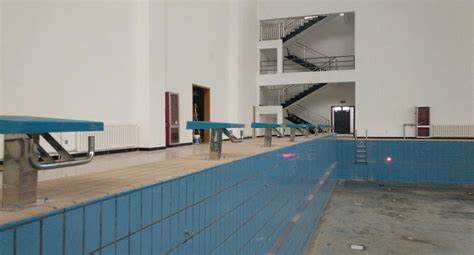 宁夏盐池县体育局泳池设备工程项目开始施工