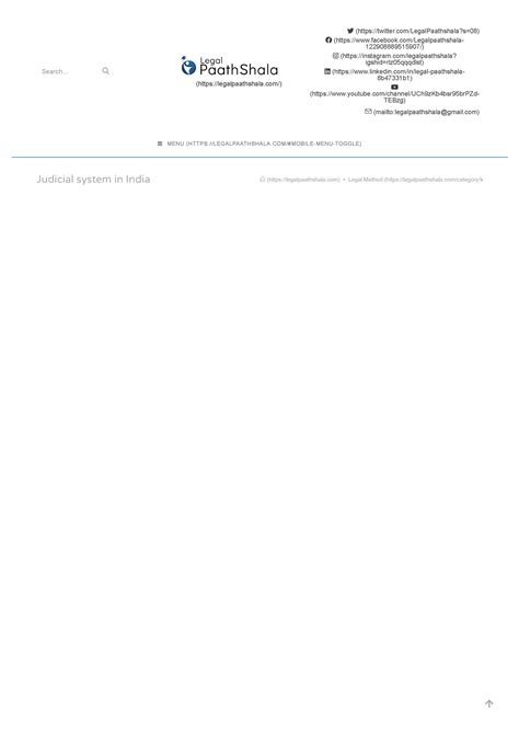 Judicial system in India Hierarchy and Jurisdiction of courts in India ...