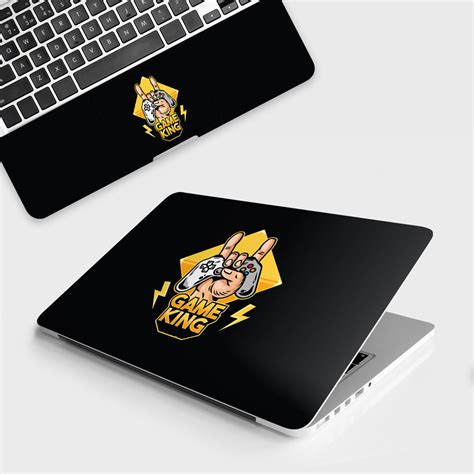 Rule the Digital Realm with Game King Laptop Skin - Futuristic and ...