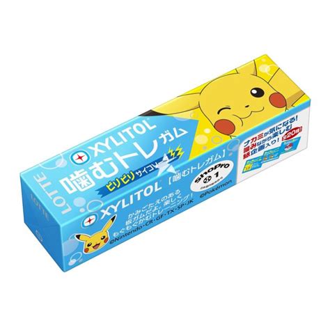 Buy Lotte Xylitol Pokemon Chewing Gum Soda Flavour (Random Design) 30g ...