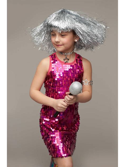 Hot Pink Pop Star Costume for Girls | Decades | Costumes & Dress-up ...