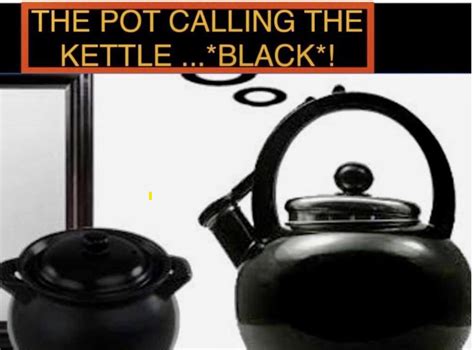 What Does That Like The Pot Calling The Kettle Black Mean at Anthony ...